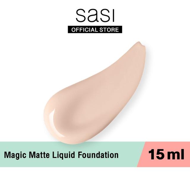 Sasi Magic Matte Liquid Foundation / รองพื้น ศศิ เมจิก แมท ลิควิด ฟาวน์เดชั่น ( ของแท้ ราคาถูก เลือกสีได้ ) 4