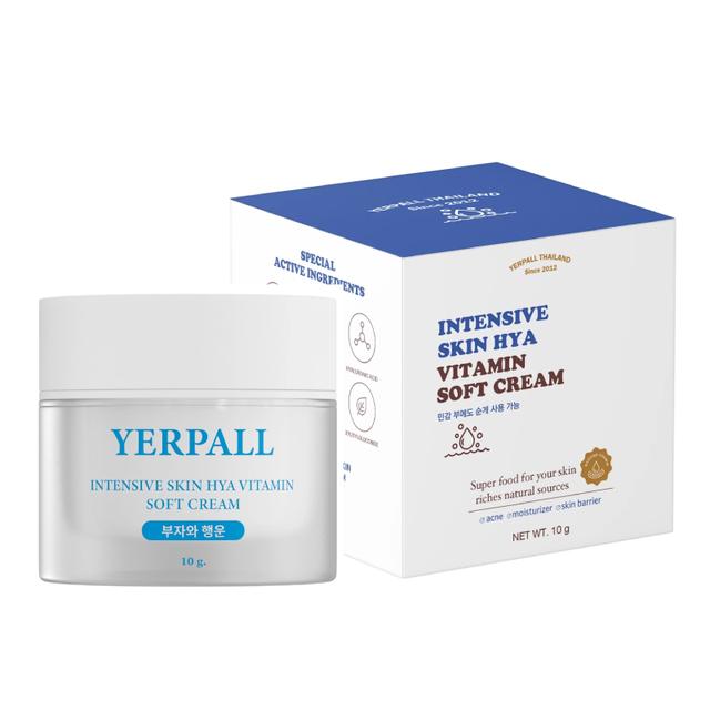 ครีมไฮยาเยอเพล Yerpall Intensive Skin Hya Vitamin Soft Cream 10g. 2