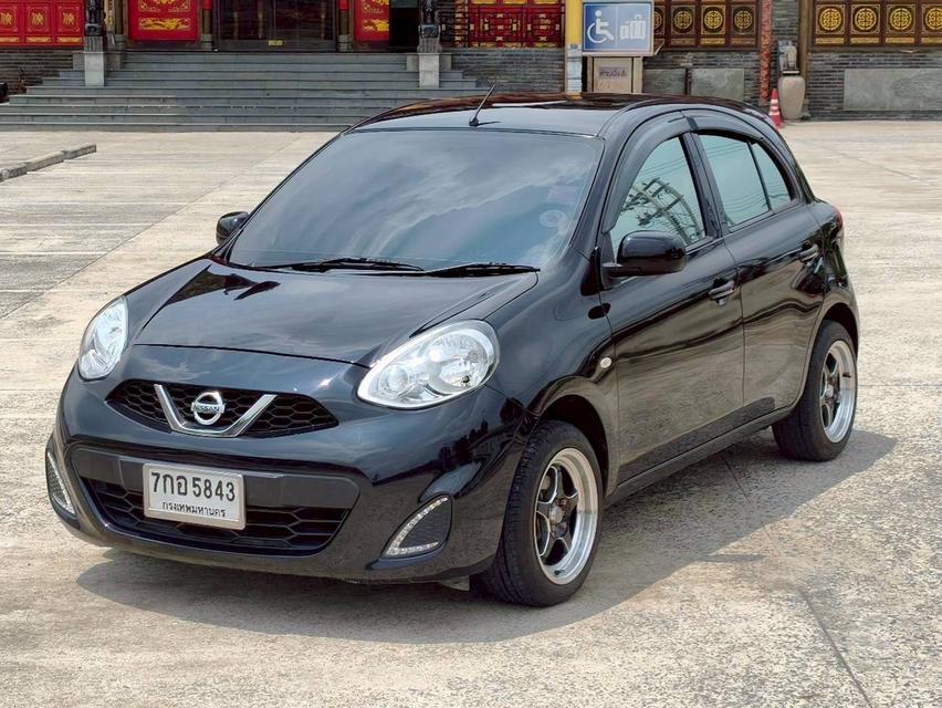 รหัสรถ QT5843 Nissan March 1.2 E minor change เกียร์ Auto สีดำ ปี 2018
