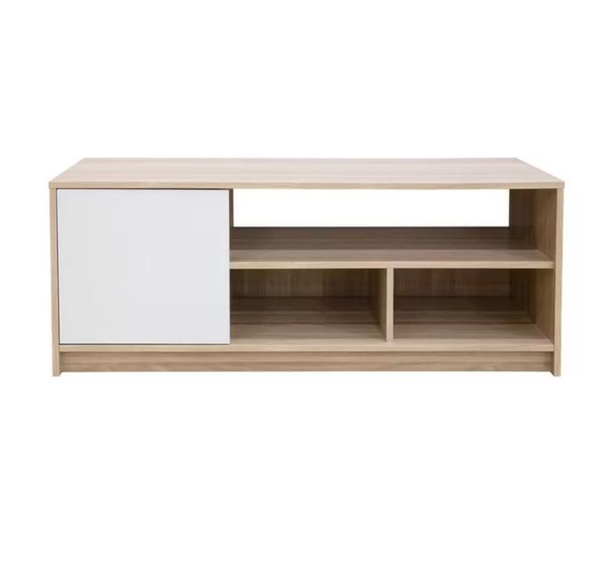  ตู้วางทีวี  SETH 120 ซม. สีไวท์โอ๊ค/ขาว แบรนด์ FURDINI ชั้นวางของ  ที่เก็บของ