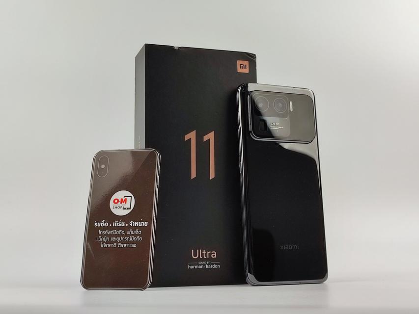 ขาย/แลก Xiaomi 11Ultra 12/512 Ceramic Black EU Rom สภาพสวย ยกกล่อง เพียง 23,900 บาท  1