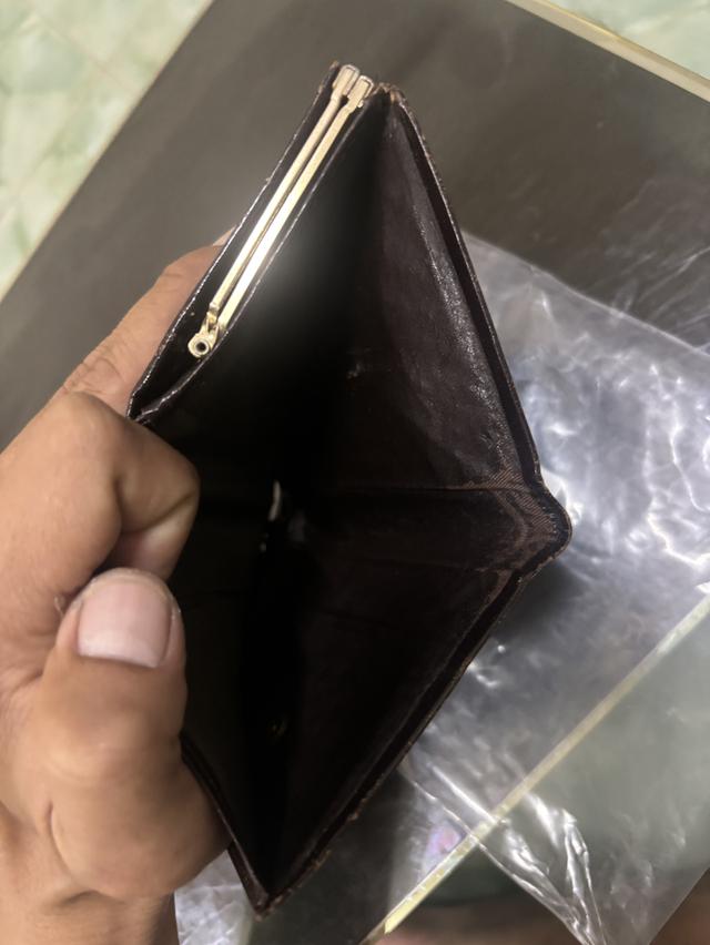 กระเป๋าสตางค์หนังแท้ งานวินเทจอิตาลีแท้	•	🇮🇹 MADE IN ITALY รูปที่ 9