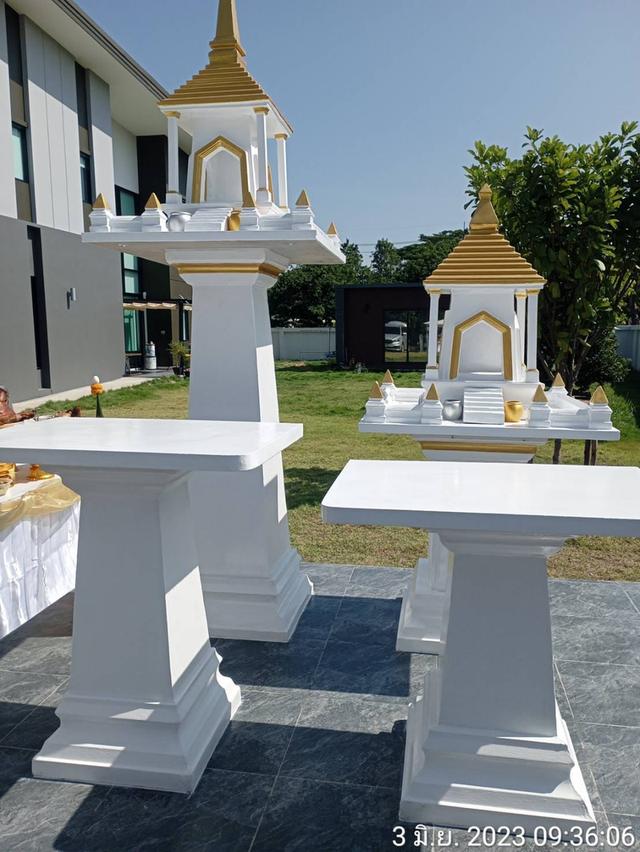 **โรงงานผลิตศาลมาเอง** รับผลิต-จำหน่าย ศาลพระภูมิ Spirit House ศาลโมเดิร์น ศาลเจ้าที่ ตา-ยาย พระพรหมติดกระจก เจดีย์ โต๊ะหินอ่อน รับซ่อมศาล บูรณะศาล