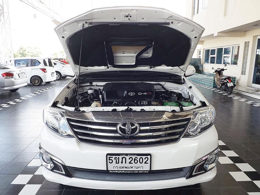 (แจ้งรหัสรถ KCY2602) TOYOTA FORTUNER 3.0 V 2WD AUTO ปี 2014 รูปที่ 17