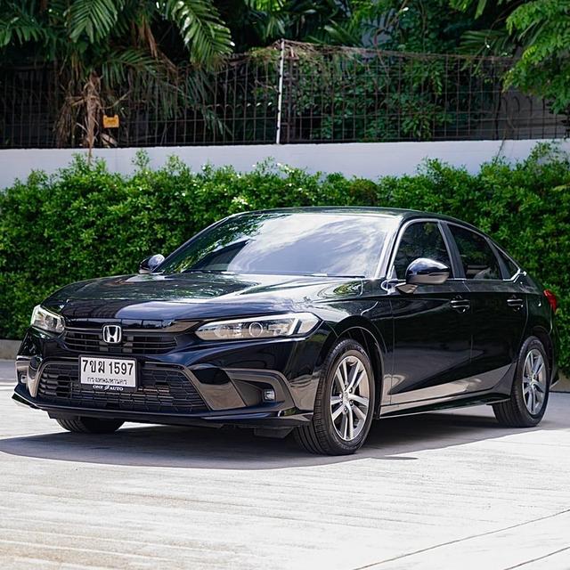 HONDA CIVIC 1.5 TURBO EL+ AT 2022โฉม FE ตัวท็อปสุด เล่มมือเดียว ไมล์ 69,xxx รูปที่ 2
