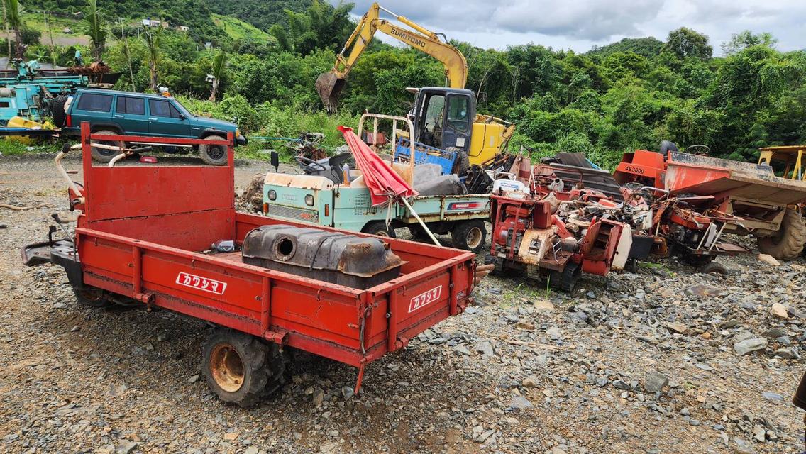 SALE รถบรรทุก 3 ล้อ การเกษตร เก่าญี่ปุ่น เครื่อง kubota เบนซิน กระบะ 1.15x2 เมตร เพียง 18,000 บาท 7