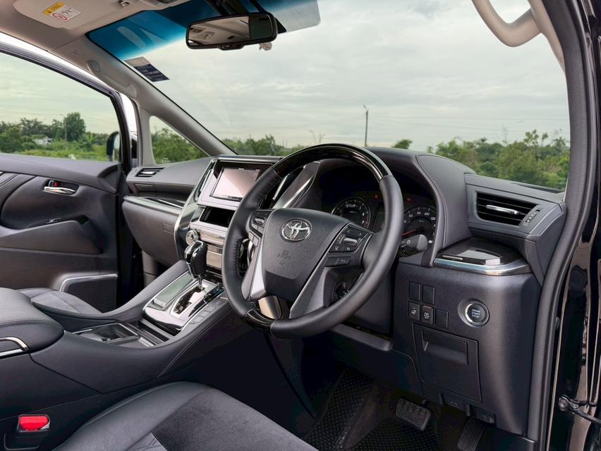 TOYOTA  ALPHARD 2.5 SC PACKAGE ปี16 สีดำ รถสวยมือเดียวสภาพป้ายแดง ดูแลดีเข้าศูนย์ตลอด  10