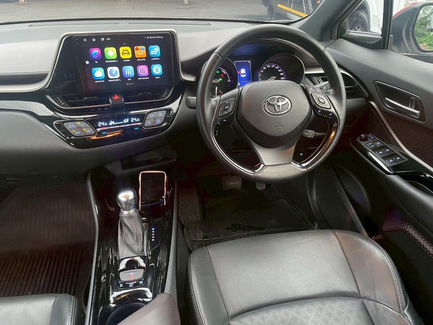 Toyota C-HR Hybrid 1.8 Hi HV Top ปี 2022 (Y22 Wagon 4dr CVT FWD)สีขาวมุก | เกียร์ออโต้ | เครื่องยนต์ไฮบริดสุดประหยัด 16