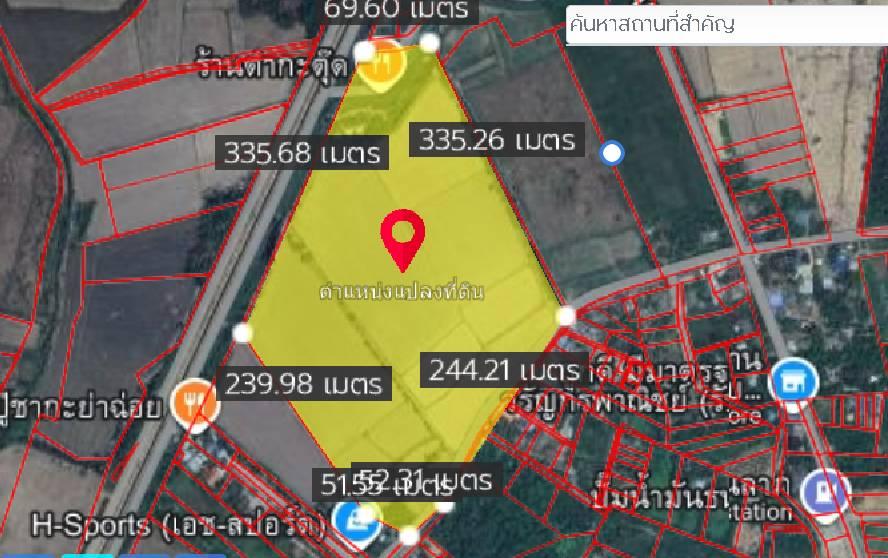 ขายที่ดิน 63ไร่เศษ อ.เมืองนครนายกติดถนนดำหน้ากว้าง335เมตรไร่ละ 7 แสน 1