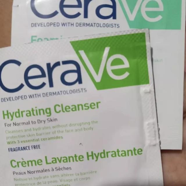 โฟมล้างหน้าขนาดทดลอง Cerave 3