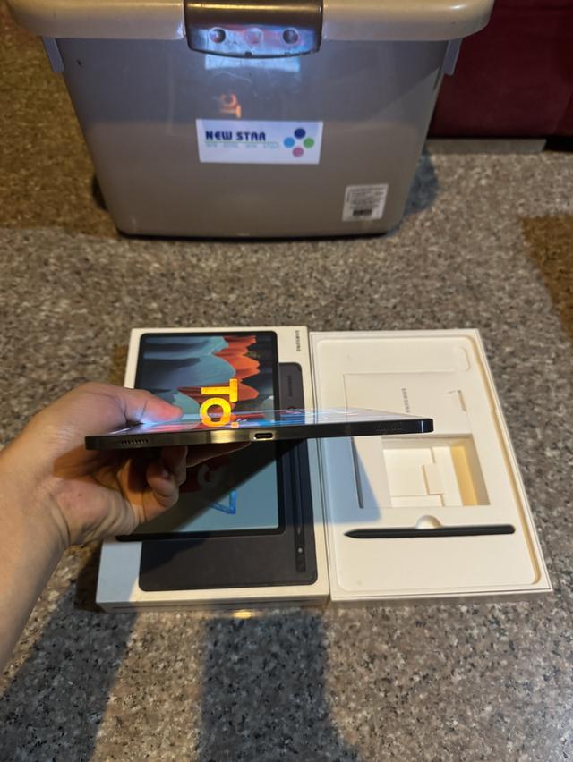 ขายๆๆๆถูกSamsungTabS7สีMystic Gray 128กิ๊กมีกล่องคับสภาพสวยการใช้งานดีเยี่ยมทุกๆฟังชั่นเครื่องรีสโตได้ตลอดไม่มีติดแอคเค้าใดๆคับ  สภาพ: 97% สวยๆคับไร้ร รูปที่ 4