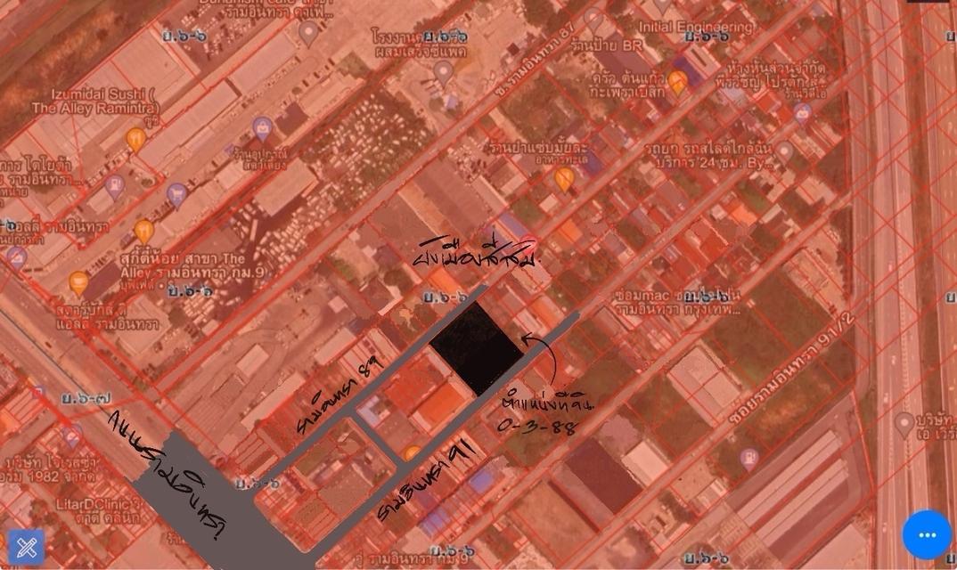 ที่ดิน 388 ตร.วา รามอินทรา 91 1