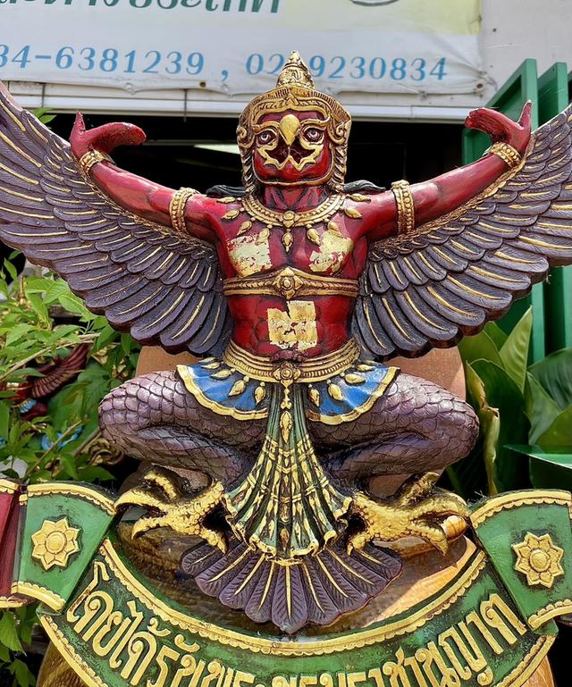 พญาครุฑ ครุฑธนาคาร พญาครุฑติดผนัง ขนาด70ซม