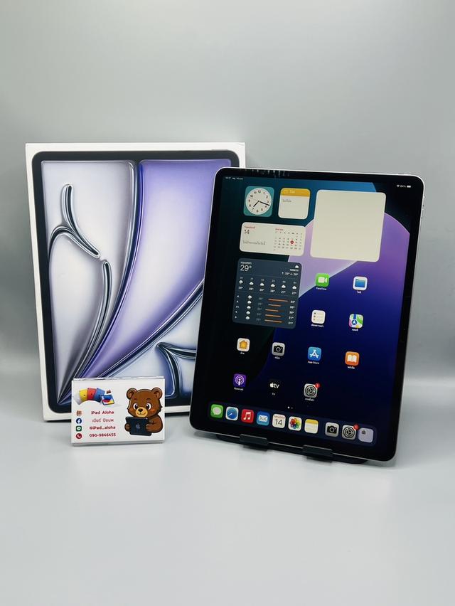 iPadAir6 13นิ้ว M2 128gb WiFi เครื่องสวย ครบกล่อง นัดรับได้ครับ