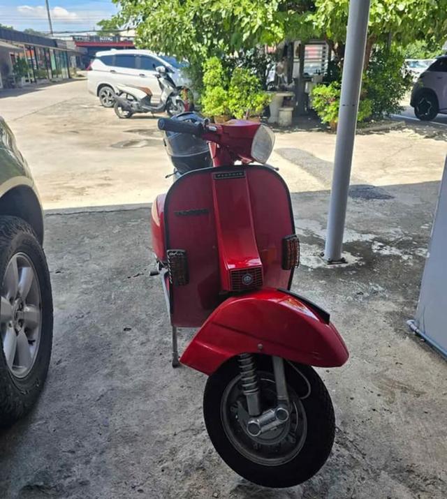 Vespa PX150E ปี 1984 สีแดงแจ่ม พร้อมส่งต่อ 4