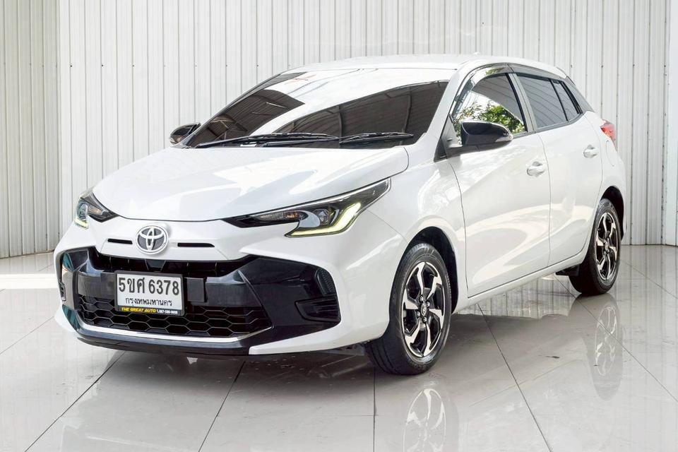 TOYOTA YARIS 1.2 SMART ปี 2024 สีขาว โฉม ปี19-ปัจจุบัน รูปที่ 3