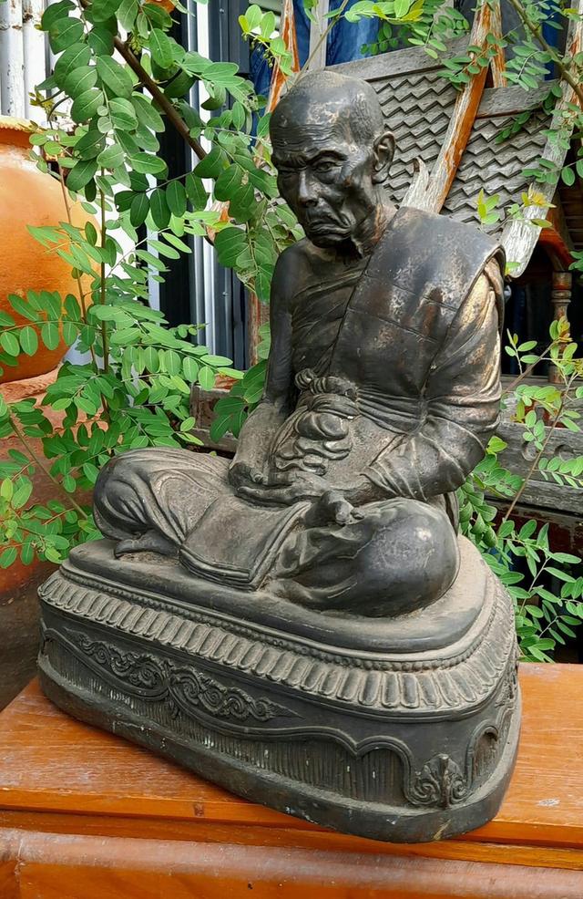 พระบูชา หลวงพ่อตาบ วัดมะขามเรียง หน้าตัก9นิ้ว เนื้อทองเหลือง รูปหล่อพระบูชาหลวงพ่อตาบ รูปย่อยที่ 3