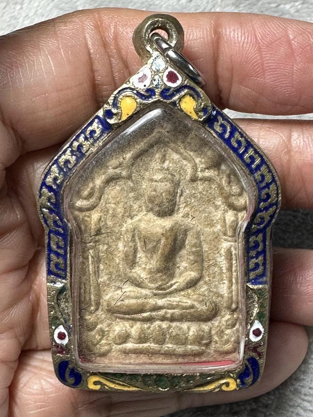 พระผงขุนแผน หลังตะกรุด พร้อมตลับ