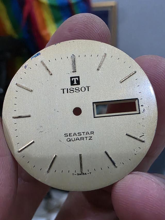 A.อะไหล่ หน้าปัด นาฬิกา TITSOT WATCH FACE ทิสสอท ของเก่าเก็บ สวยหายากรุ่นเก่า ขายตามสภาพ พร้อมส่ง รูปย่อยที่ 2