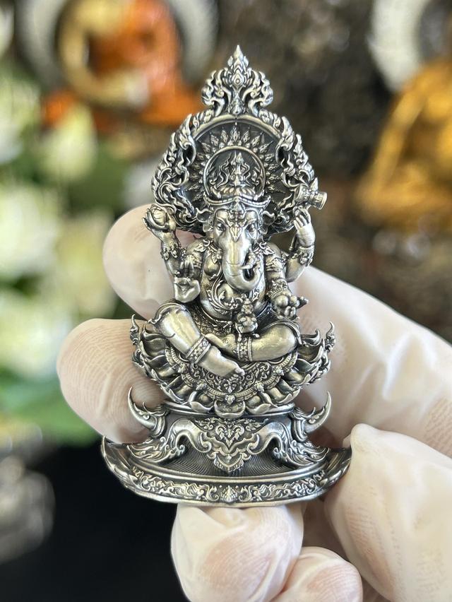 ✨ The Eternal Successor Ganesha Suk Samrit Nirun Masterpiece – Solid Sterling Silver with Satin Finish for Infinite Prosperity & Obstacle Removal