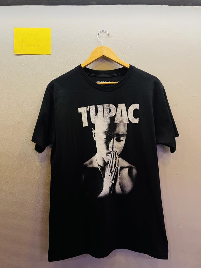 เสื้อวง Tupac (เจ้าพ่อ HipHop - OG Westside) ของแท้ Size M 20x29 ส่งฟรี