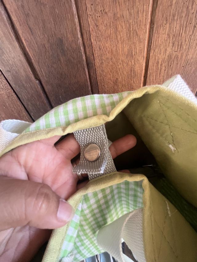 ขายกระเป๋าผ้าญี่ปุ่น มีกระดุมเปิดปิด