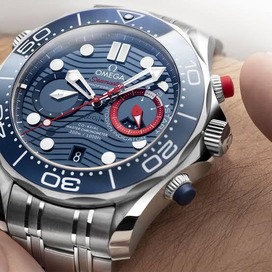 Omega Seamaster Diver 300 Chronograph Americas Cup Emirates Team 3