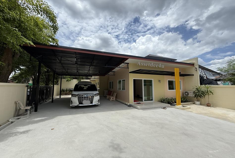 บ้านเช่าซอยสามัคคี บ้านเช่าประชานิเวศน์ AH604 ให้เช่าบ้านเดี่ยวชั้นเดียว เฟอร์นิเจอร์ครบ พร้อมอยู่ ประชานิเวศน์2 ซอยสามัคคี จดบริษัทได้