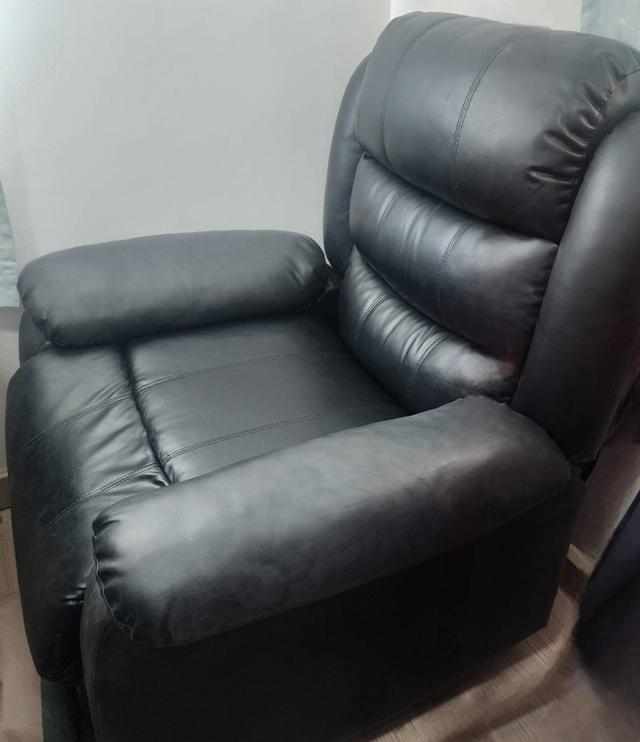 Furinbox โซฟาปรับระดับ 1 ที่นั่ง รุ่น LEMMA - สีดํา เบาะกว้าง นั่งสบาย สภาพดีมาก 8