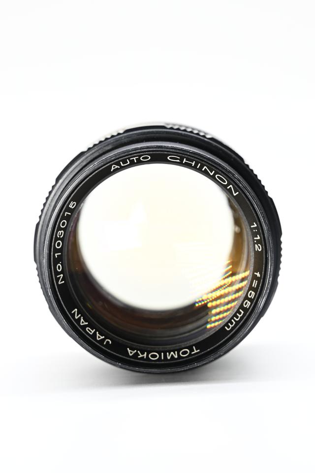 เลนส์มือหมุน Tomioka japan auto chinon 55mm f1.2.M42(rare) 13