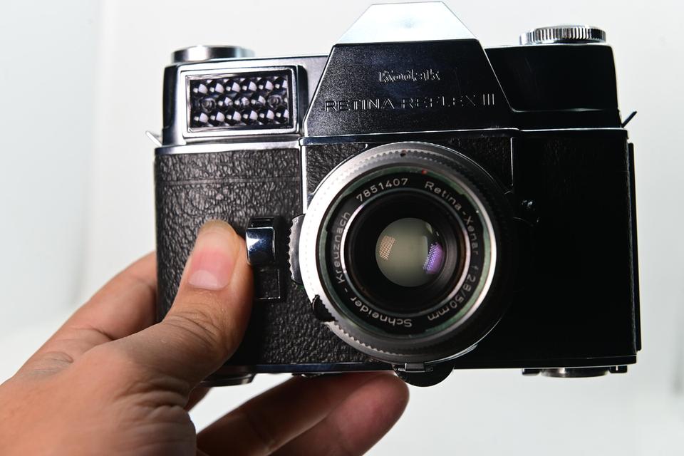 กล้องฟิล์ม kodak retina reflex iii  Kodak Retina Reflex III กล้อง SLR  8