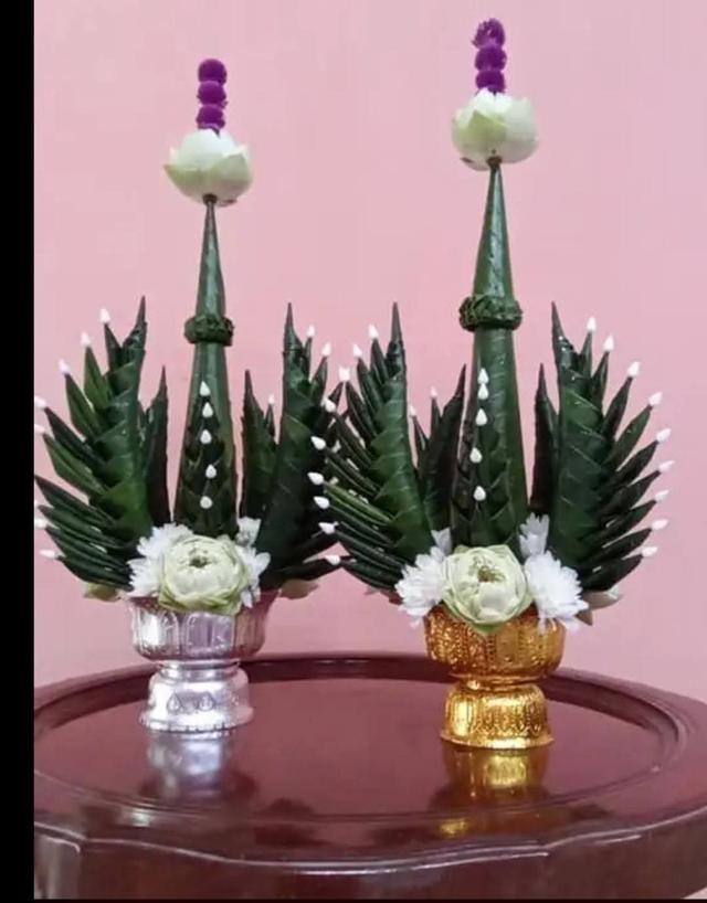 รับทำบายศรีผ้า บายศรีสด