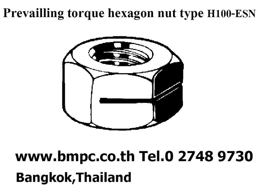 Self lock nut, Prevailing torque nut, Plastic insert nut, Jam lock nut nylon insert, Ribb lock nut รูปที่ 5