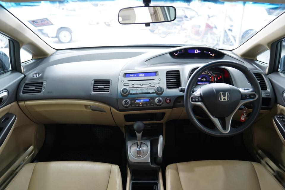 HONDA CIVIC 1.8 E AT AS AT ปี 2009 จด 2010 สีเทา 4