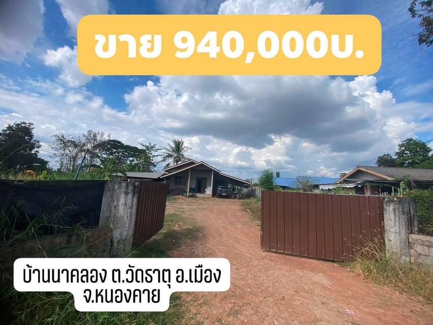 ขายบ้านเดี่ยวพร้อมที่ดิน เนื้อที่ 183 ตร.ว. บ้านนาคลอง อ.เมือง จ.หนองคาย 1