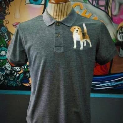 เสื้อโปโล ลายปัก Beagle และ Pug รูปย่อยที่ 1