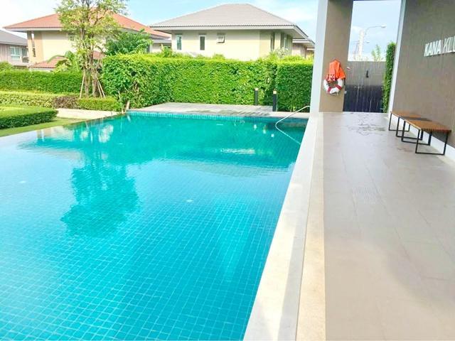 คฤหาสน์ ABAC บางนา 3.7กม. รพ. บางเสาธง 2 กม.ให้แสนสิริ 2 ชั้น บ้านเปล่า สภาพใหม่ 50 ตร.วา 200 ตร.ม. .3 นอน 2 น้ำ ถ.บางนา 5