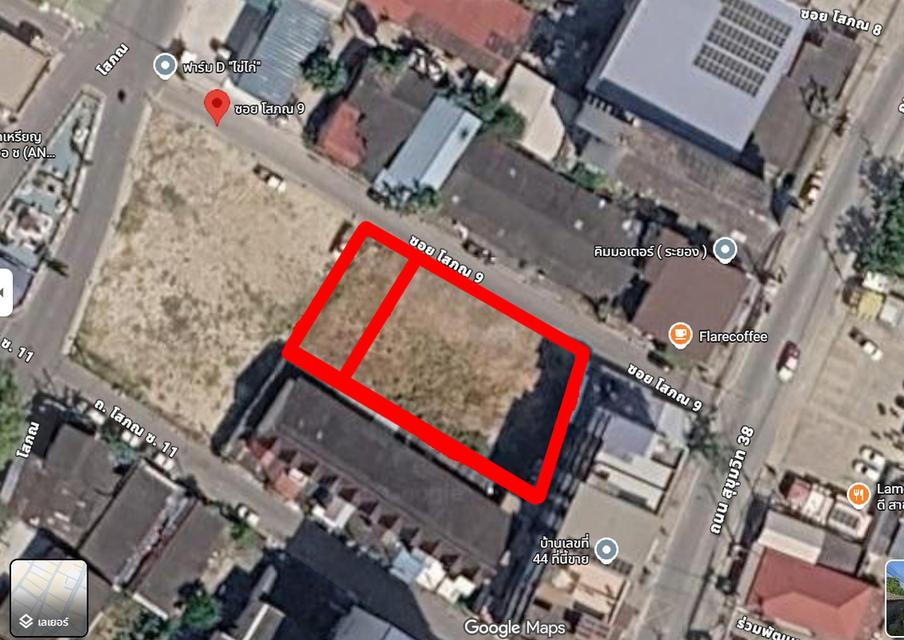 ขายที่ดินใจกลางมาบตาพุด เมืองระยอง ติดตลาด ติด7-11 สถานีตำรวจ 252 ตร.วา