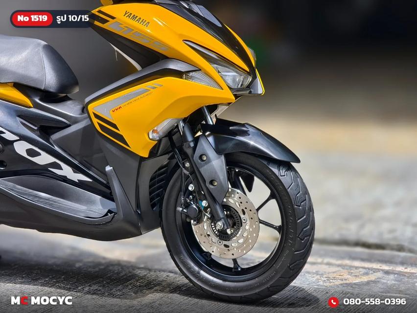 Yamaha Aerox 2018 สีเหลืองหายาก กุญแจ2ดอกบุคเซอวิสครบ รถบ้านแท้เครื่องท่อเดิม เล่มเขียวชุดโอนครบ No.1519 รูปที่ 11