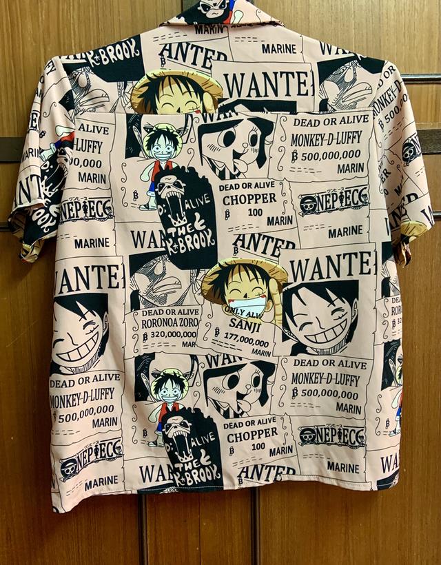 เสื้อเชิ้ตแขนสั้นมือสองลาย One Piece  2