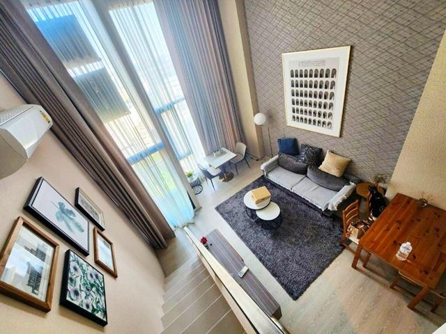 ไนท์บริดจ์ พหลโยธิน- อินเตอร์เชนจ์ ห้อง Duplex 2 ชั้น 38 ตร.ม.BTS อนุสาวรีย์หลักสี่ 500 ม.ให้เช่าคอนโด 2 ชั้น ชั้น14 ตึก 1
