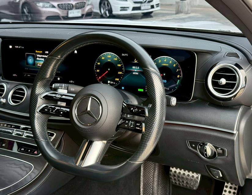 ปี 2021 BENZ E-CLASS, E300e 2.0 AMG DYNAMICโฉม W213 ปี16-24 (facelift) สีขาว รูปที่ 7