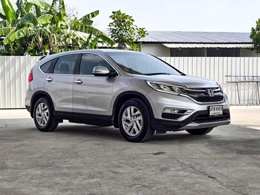 HONDA CRV 2.0 E (i-VTEC) 4WD ปี 2015 เกียร์ AUTO สีเทา รถสวยพร้อมใช้งาน เครื่องยนต์เบนซิน ไมล์แท้เพียง 150,618 km. 3