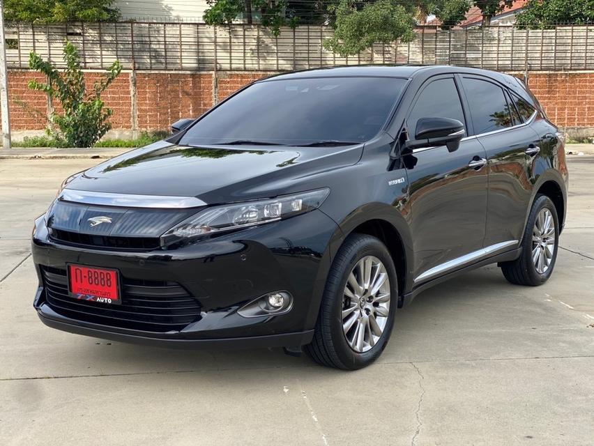 Toyota Harrier 2.5 Hybrid ปี 2015 รุ่นท็อป สีดำ เบาะทูโทน  1