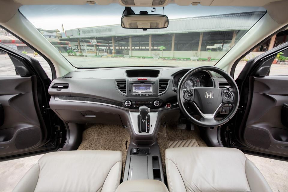 รถบ้าน Honda CR-V 2.4EL 4WD ปี 2013 AT สีดำ รถสวย สภาพนางฟ้า 6