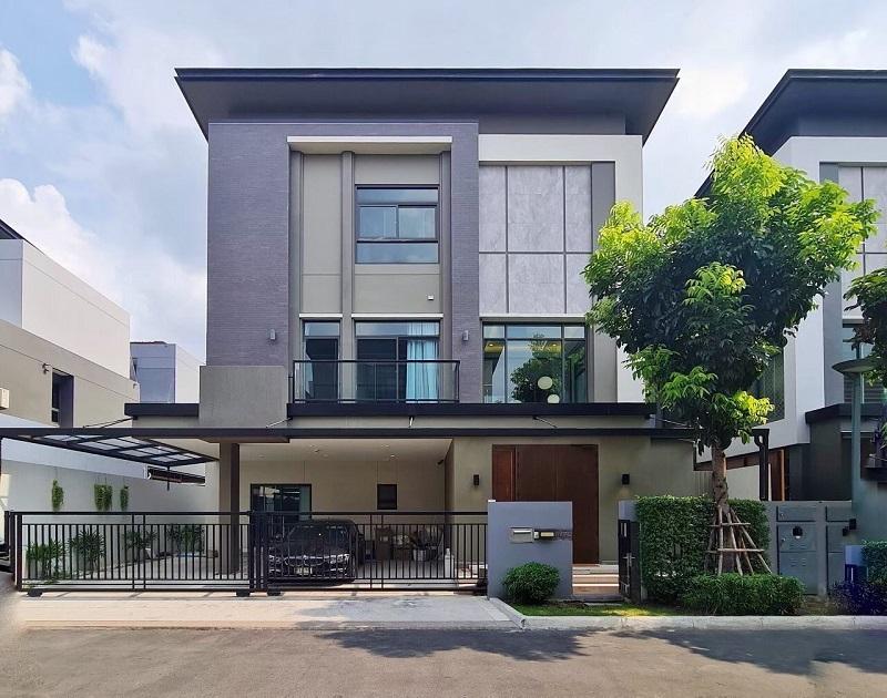 ขายหรือเช่าบ้านเดี่ยว 3 ชั้น พร้อมอยู่ โครงการเดอะ เจนทริ สุขุมวิท 101 ใกล้ BTS ปุณณวิถี เขตพระโขนง กทม. 1