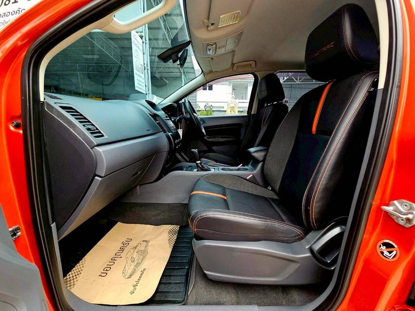 รหัสรถ SEZ7698 📌 Ford Ranger 4 ประตู 2.2 Wildtrak Hi-Rider เกียร์ ออโต้ สี ส้ม ปี 2015 11