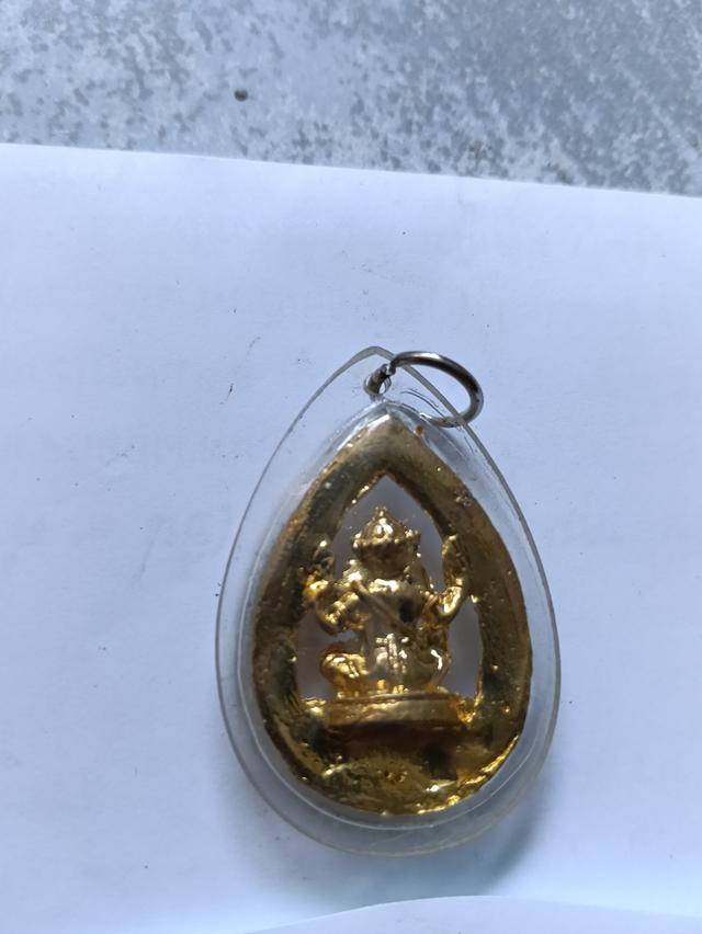 พระพิฆเนศ เนื้อทองคำแท้ รุ่นอุดมโชคโภคทรัพย์ วัดโสธรวราราม พ.ศ.2550