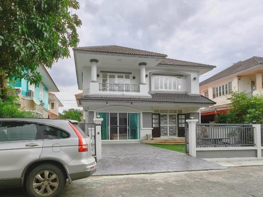 ให้เช่าบ้านเดี่ยว พร้อมเฟอร์นิเจอร์ หมู่บ้านศิลปาการพาร์ค บางบัวทอง ไลน์ไอดี ✅ @ibx7531n 1