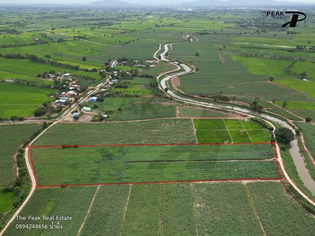 ที่ดินการเกษตร บ้านมะกอกหวาน บรรยากาศดี น้ำอุดมสมบูรณ์ ใกล้คลองชลประทานวังบัว 3